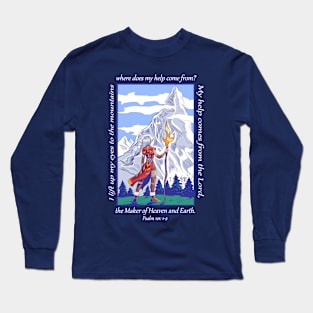 I Lift My Eyes to the Mountains Long Sleeve T-Shirt